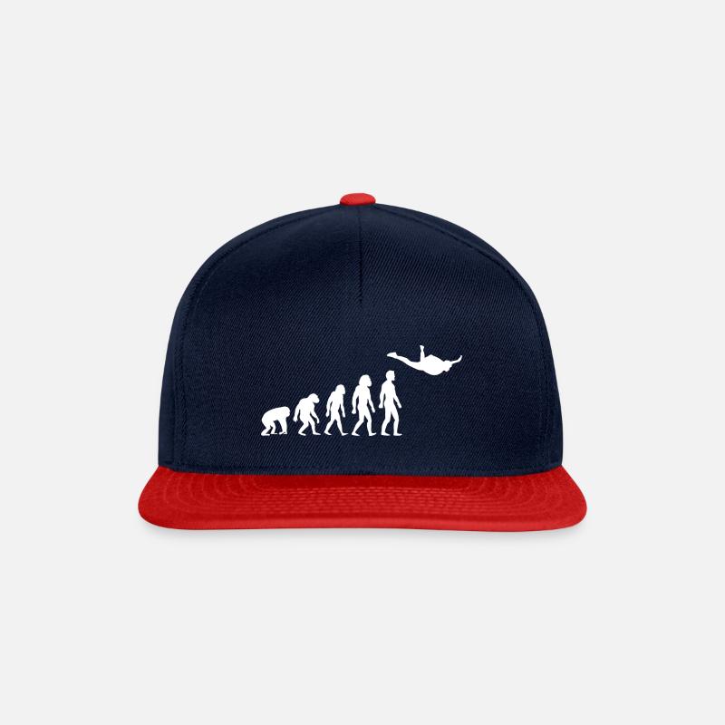 Parachutisme Parachutisme - Casquette snapback - bleu marine/rouge