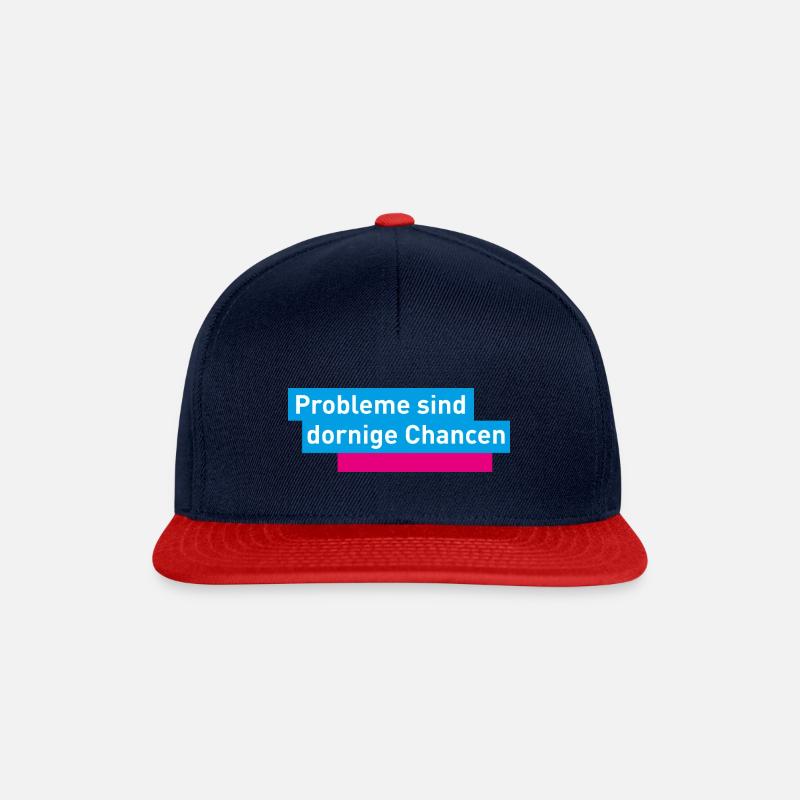 FDP JuLIs Junge Liberale Liberal Neoliberal Spruch - Snapback Cap - Navy/Rot