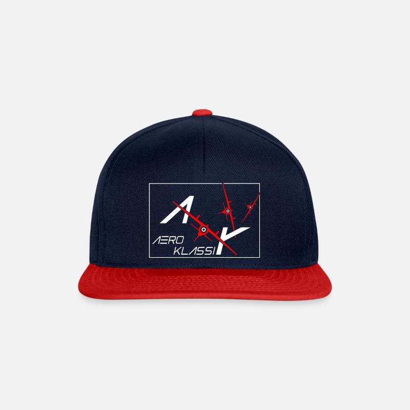 AK 020 2022 Rahmen - Snapback Cap - Navy/Rot
