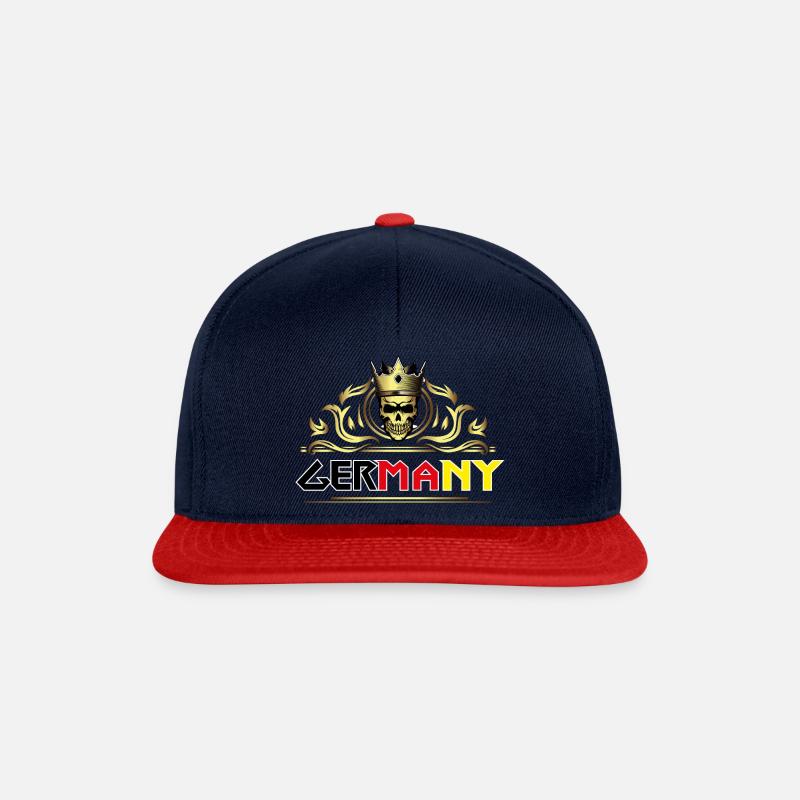 Germany - Casquette snapback - bleu marine/rouge