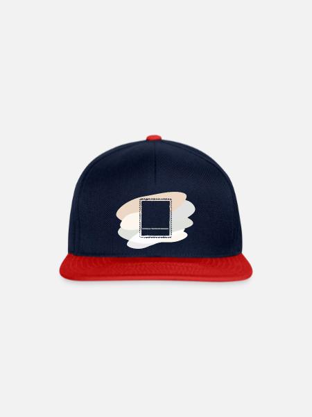 Briefmarkensammler Sammlung Postgeschichten - Snapback Cap - Navy/Rot