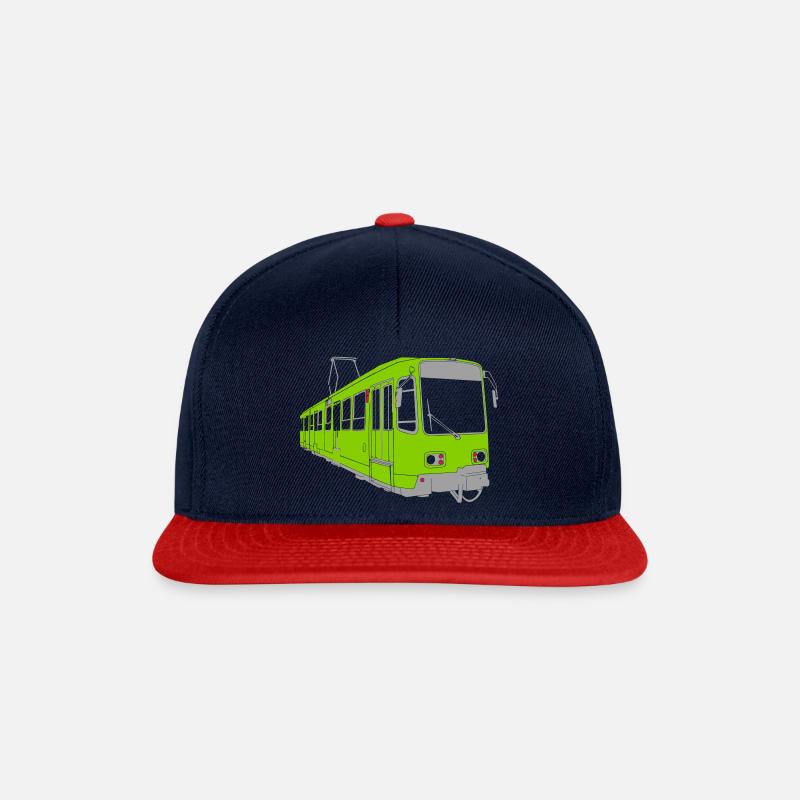 Stadtbahn Hannover - Snapback Cap - Navy/Rot