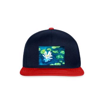 Lotus - Snapback Cap - navy/red - Front