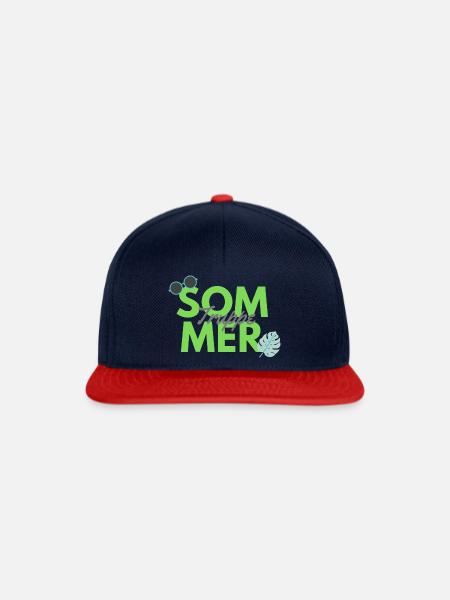 Sommertruppe - Snapback Cap - Navy/Rot