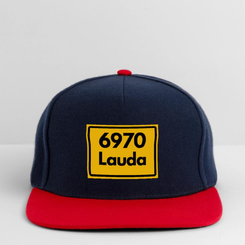 OLD POSTCODE ZIP CODE RETRO 6970 LAUDA HEIMATSTOLZ Snapback Cap