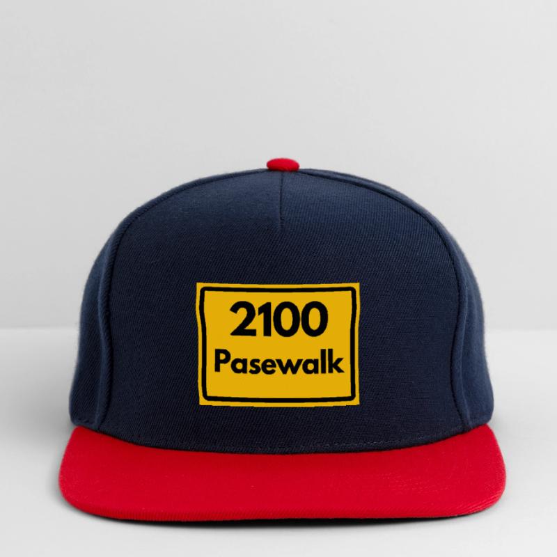 OLD POSTCODE POSTCODE RETRO 2100 PASEWALK HEIMAT Snapback Cap