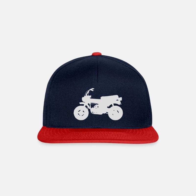 Dax Weiß - Snapback Cap - Navy/Rot