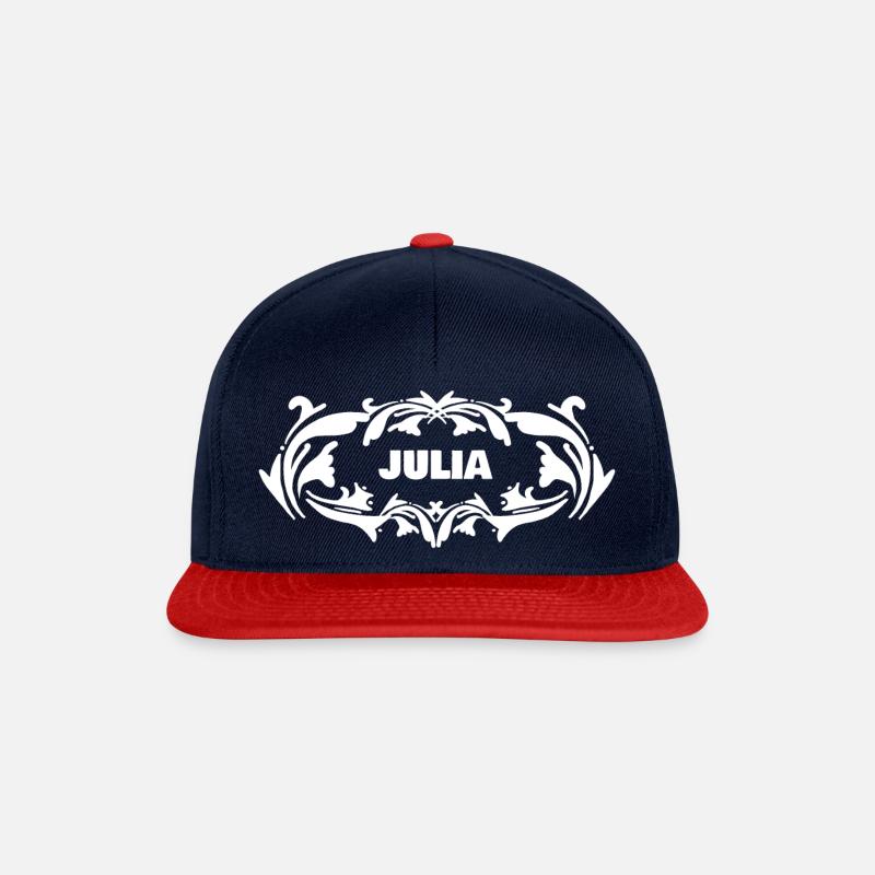 Juliette - Casquette snapback - bleu marine/rouge