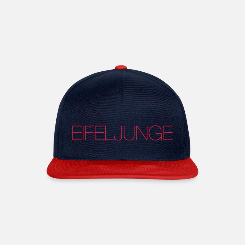 Eifeljunge - Snapback Cap - Navy/Rot