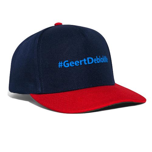 #GeertDeblokme - Snapback cap