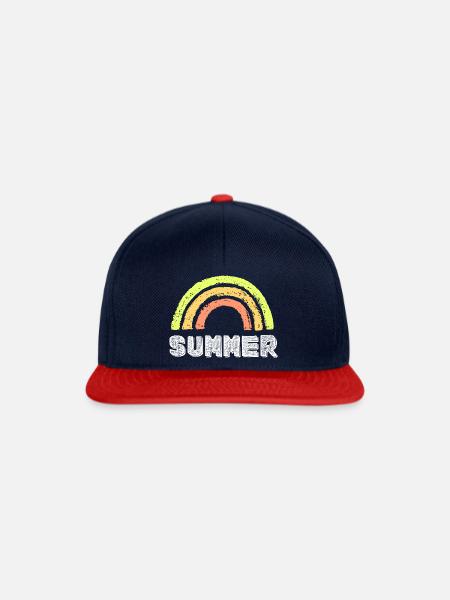 summer summer - Snapback Cap - Navy/Rot