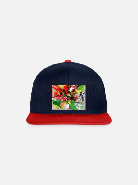 Raphaels Ar No66 - auffällig,einzigartig,neu - Snapback Cap - Navy/Rot