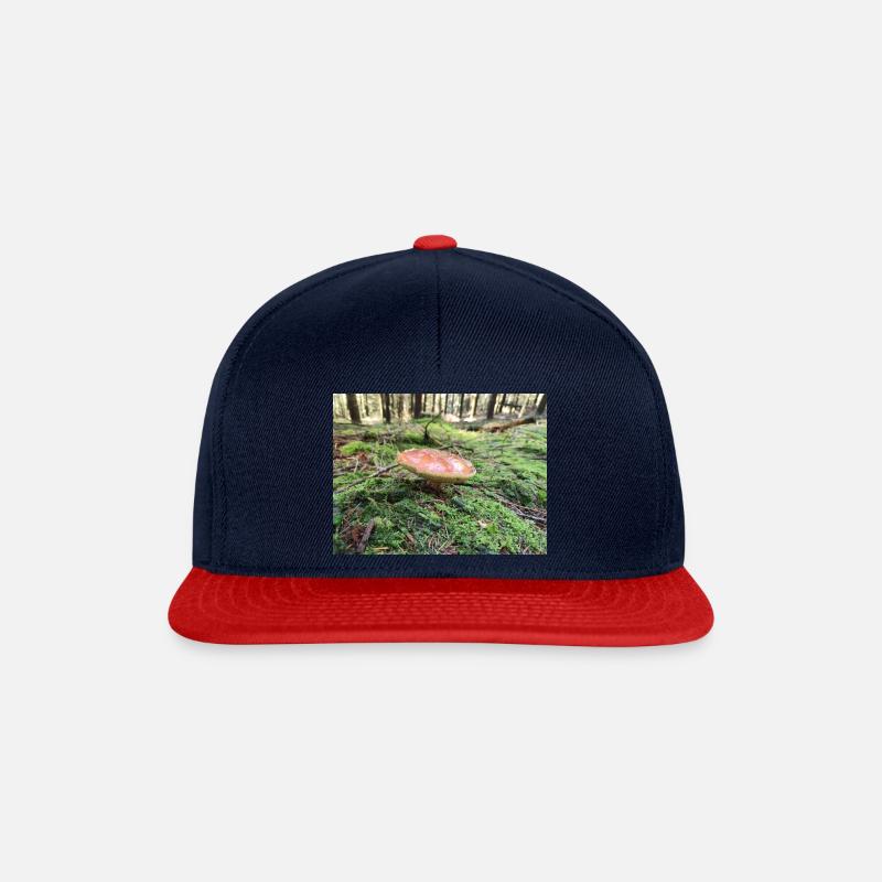 PILZ - Snapback Cap - Navy/Rot