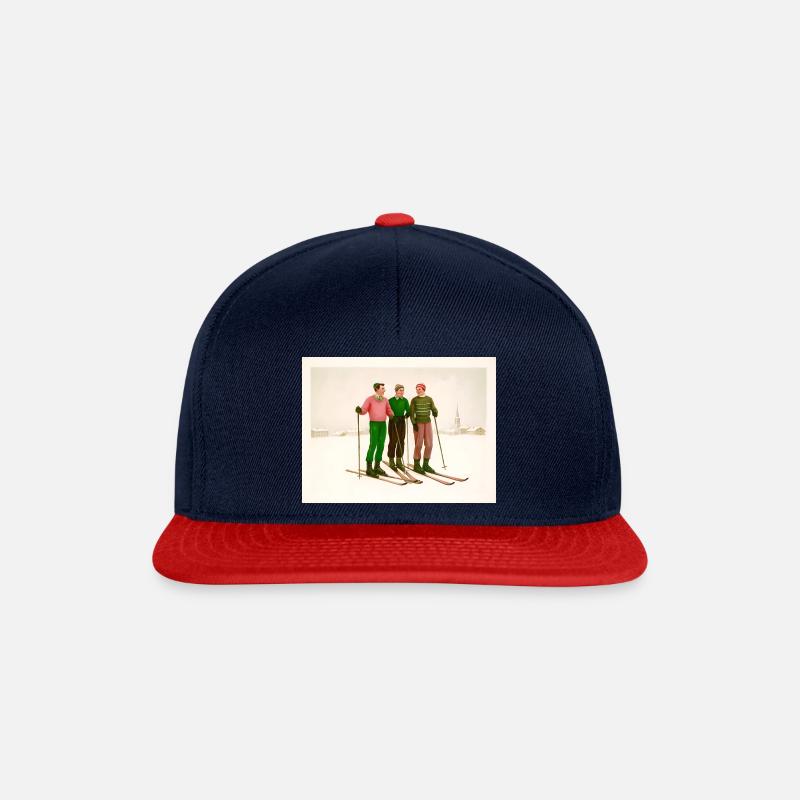 Alpine Choreografie - Snapback Cap - Navy/Rot