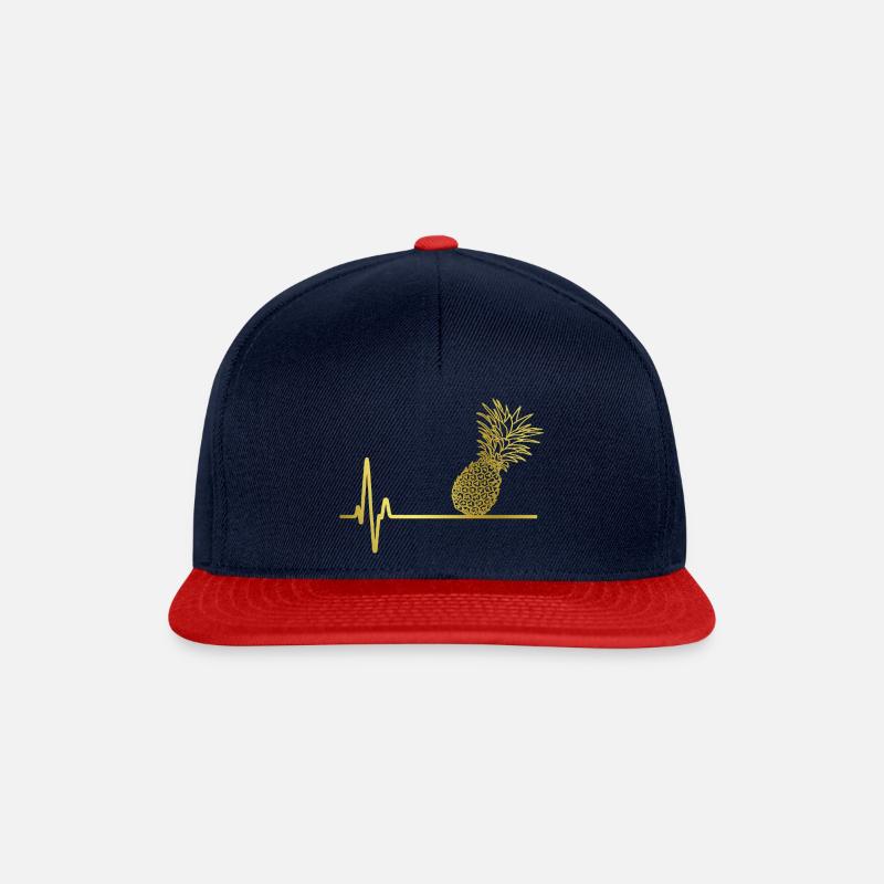 ananas squad - Snapback Cap - Navy/Rot
