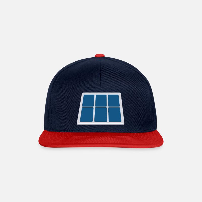 Solar plant - Snapback Cap - navy/red