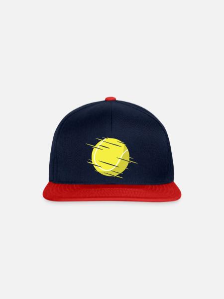 Tennisball - Snapback Cap - Navy/Rot