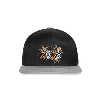 2023 - Snapback Cap - Schwarz/Grau - Vorne