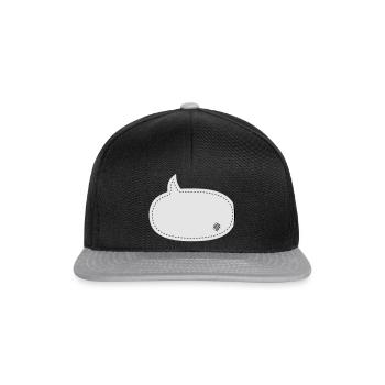 bulle - Casquette snapback - noir/gris - Devant