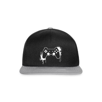 CONTROLLER RETRO in white - Snapback Cap - black/grey - Front