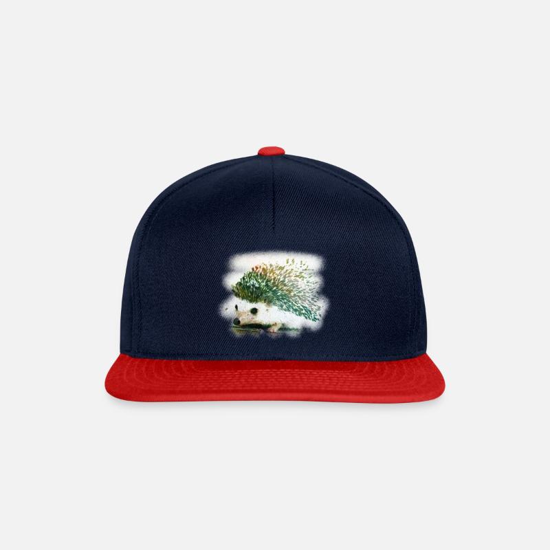 Igel - Snapback Cap - Navy/Rot