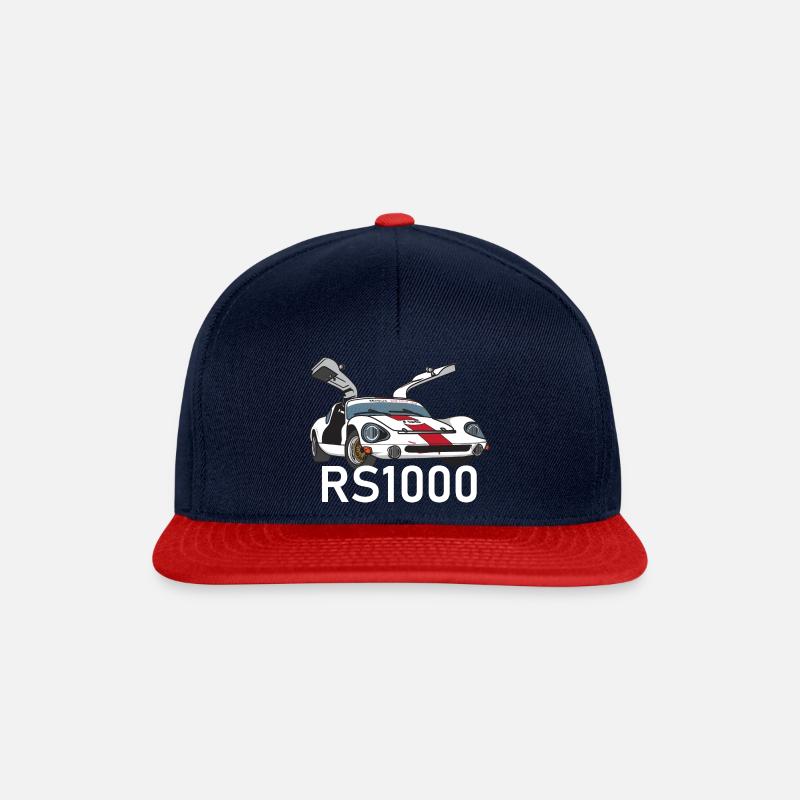 rs1000 Melkus - Snapback Cap - Navy/Rot