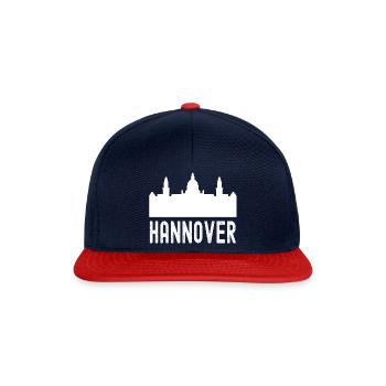 Hannover - Snapback Cap - Navy/Rot - Vorne