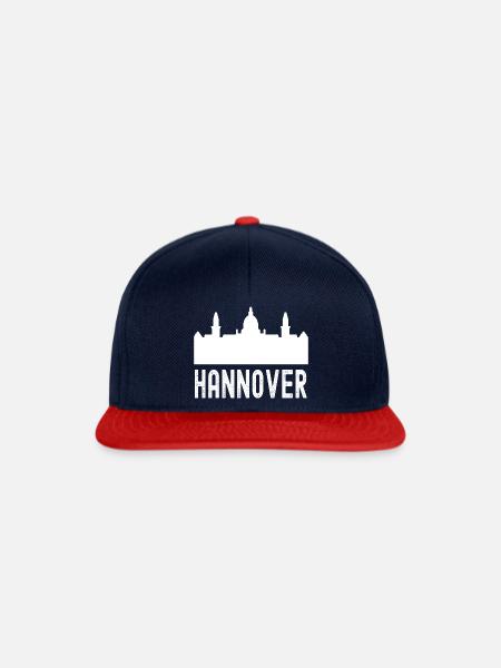 Hannover - Snapback Cap - Navy/Rot