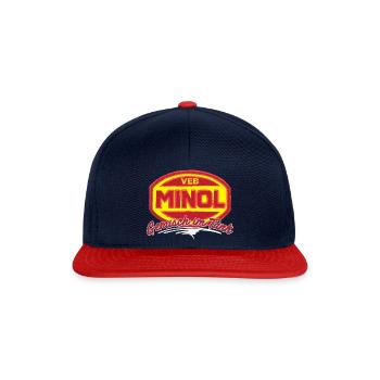 Veb Minol Gemisch im Tank - Snapback Cap - Navy/Rot - Vorne