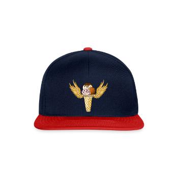 Eis - Snapback Cap - Navy/Rot - Vorne