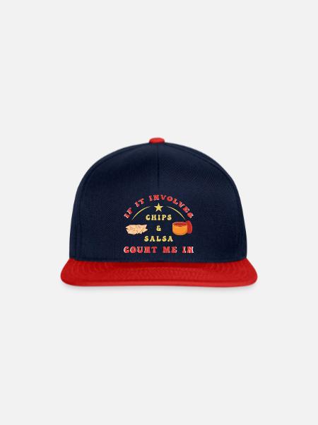 Chips und Salsa Nachos - Snapback Cap - Navy/Rot