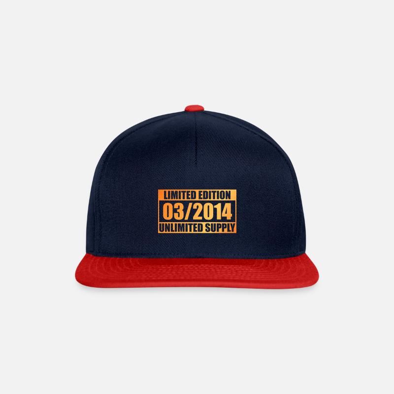 10. Geburtstag Limited Edition - ꝏ Supply 03/2014 - Snapback Cap - Navy/Rot