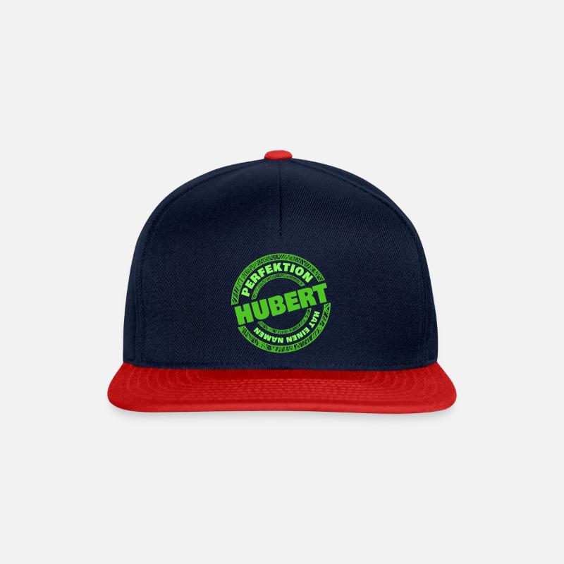 Perfektion Hubert - Snapback Cap - Navy/Rot
