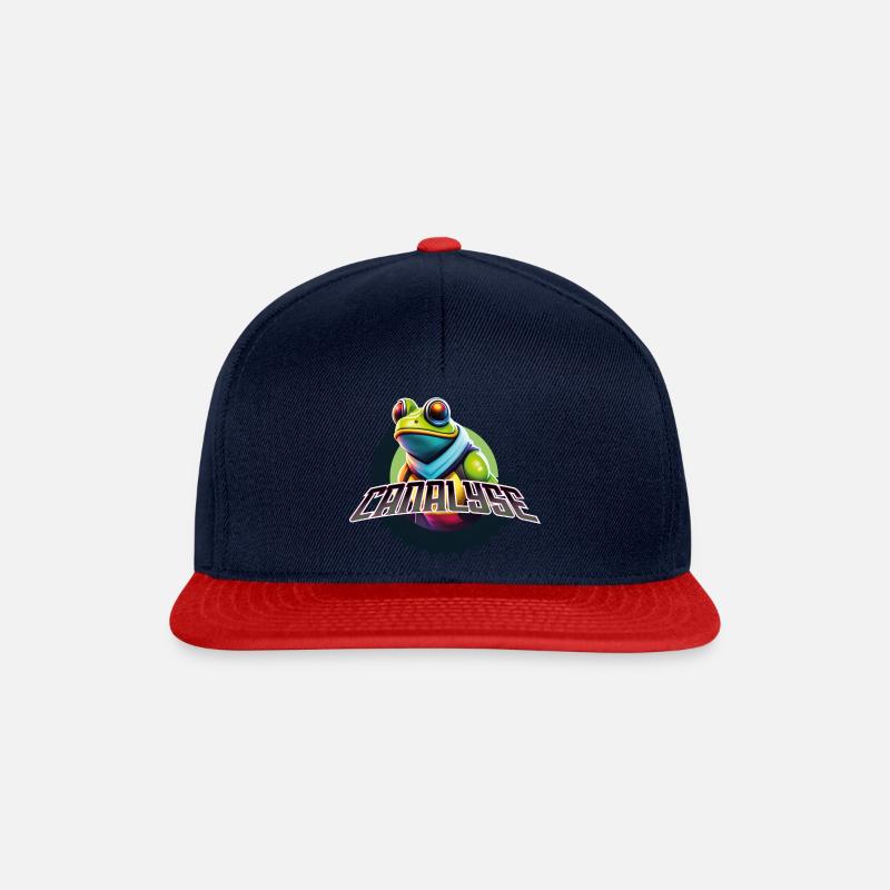 24H CRAPAUDS - Casquette snapback - bleu marine/rouge