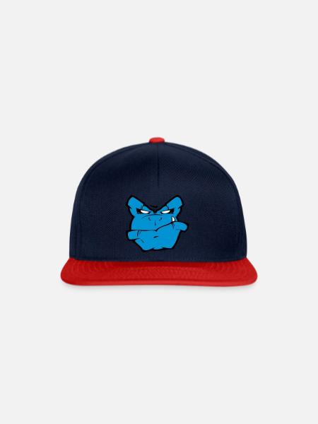 Gorilla Monster - Snapback Cap - Navy/Rot