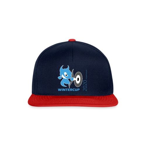 Wintercup 2020 blaue Schrift - Snapback Cap