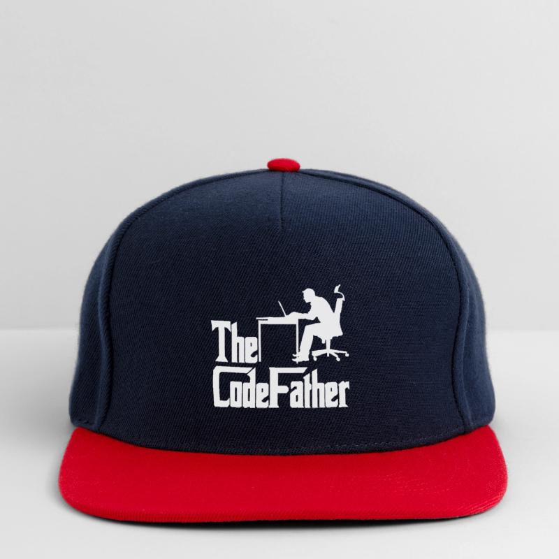 The Codefather Programmer Coder Developer Software Snapback Cap