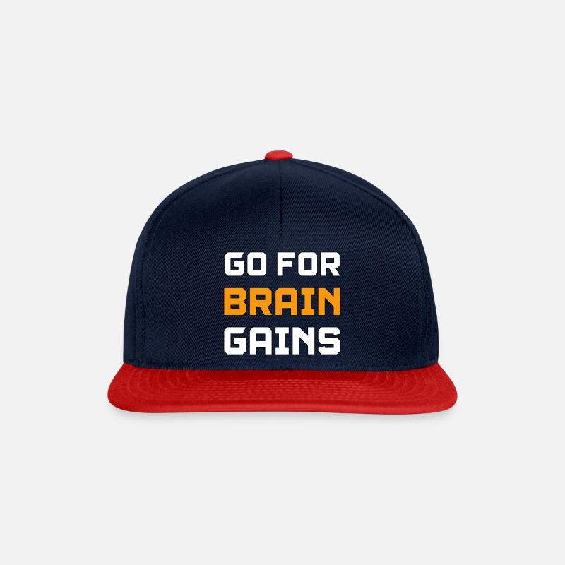 Go For Gym - Snapback Cap - navy/red