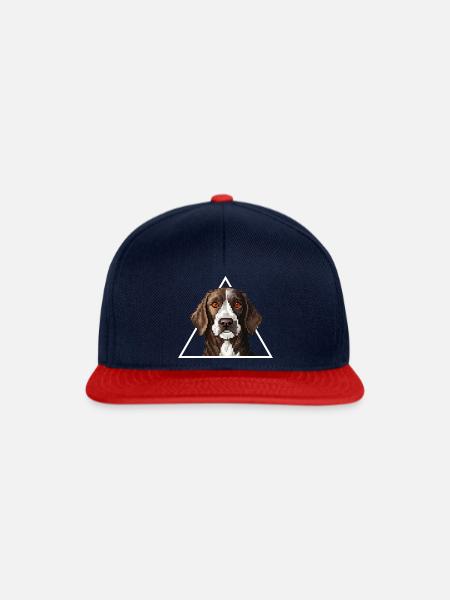Cooper - Snapback Cap - Navy/Rot