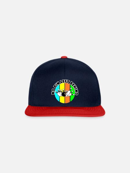 Bowling - Snapback Cap - Navy/Rot