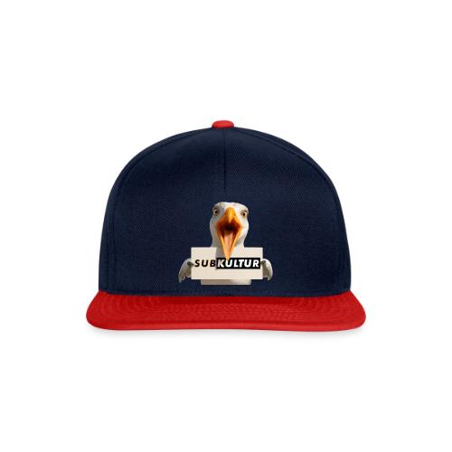 SUBKULTUR Möwe mit Schild - Snapback Cap
