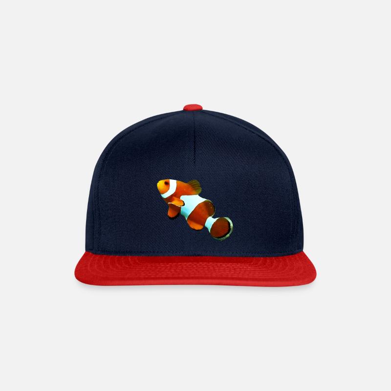 Nemo - Snapback Cap - Navy/Rot