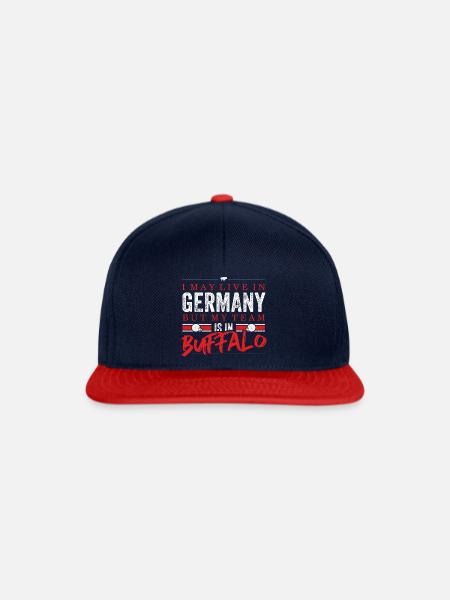 Buffalo Football Fans Germany - Snapback Cap - Navy/Rot
