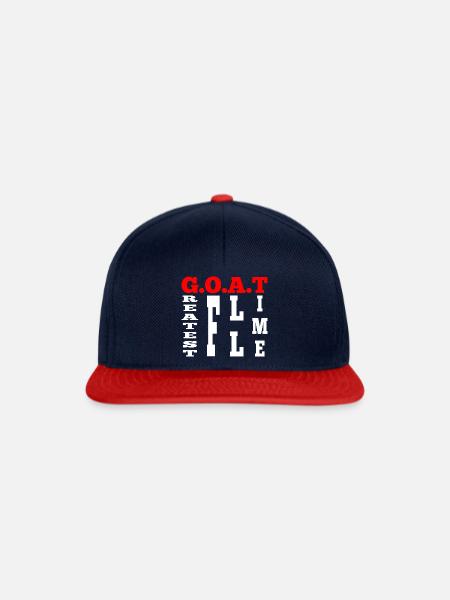 GOAT - Casquette snapback - bleu marine/rouge