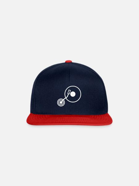 Vinyl - Snapback Cap - Navy/Rot