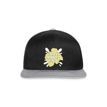 INFP Stereotyp Design crybaby - Snapback Cap - Schwarz/Grau - Vorne