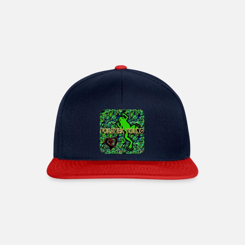 Forever Young - Club WoW - Snapback Cap - navy/red
