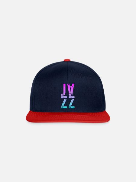 Jazz Musik - Snapback Cap - Navy/Rot