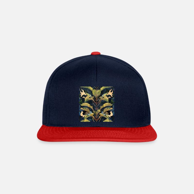 Garten der Vulva - Snapback Cap - Navy/Rot