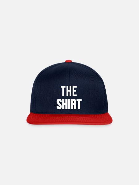 The ultimate shirt - Snapback Cap - Navy/Rot